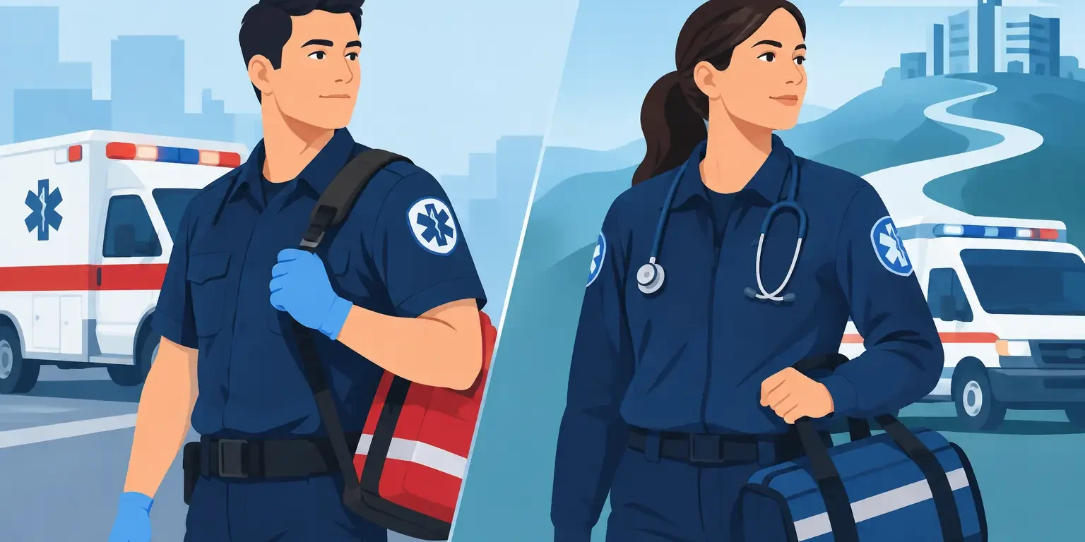 EMT Versus Paramedic Roles and Career Paths